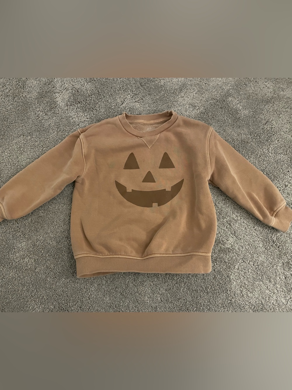 Little Co Rainbow Pumpkin Jack-o’-lantern Sweatshirt